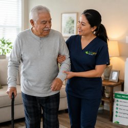 FirstLight Home Care of Scottsdale - Fall prevention services with mobility assistance, safe transfers, supervision, and personal care to help seniors stay safe at home.