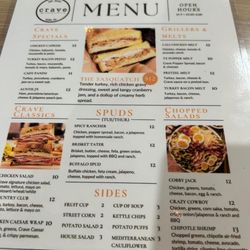 crave - Yummy menu
