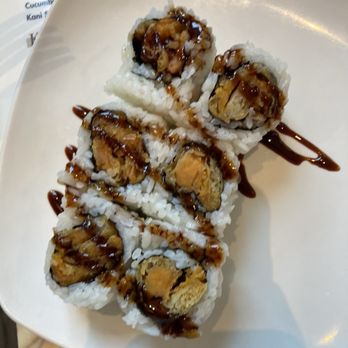 Volcano Sushi & Asian Bistro - Sweet Potato Roll. Definitely my favorite! - Sushi Bars Near Me - Norfolk, Virginia Volcano Sushi & Asian Bistro - Sweet Potato Roll. Definitely my favorite! - Sushi Bars Near Me - Norfolk, Virginia