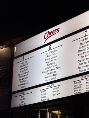 Menu photo 2 Cheers Shot Bar Austin, TX