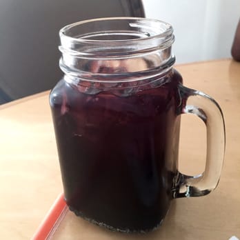 Prince Tea House - Lavender Iced Tea(asked for NO sugar...still tasted sweet) - Tea Rooms Near Me - Flushing, New York