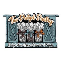 The Pretzel Pantry - The Pretzel Pantry official Logo, Emilys Hand Dipped Chocolate Pretzels, Mulberry & Lakeland, FL