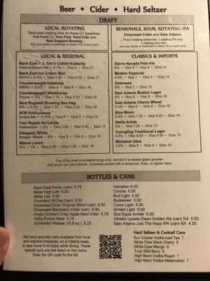 Menu photo 3 J Timothy's Taverne Plainville, CT