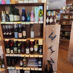 City Beverage Package Store - The fortified/aromatized wine and sake section with the mead shelf in the background