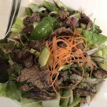 Anchalee Thai Cuisine - Yum Nuer-tough beef and 2 sprigs of mint - Thai Near Me - Berkeley, California Anchalee Thai Cuisine - Yum Nuer-tough beef and 2 sprigs of mint - Thai Near Me - Berkeley, California