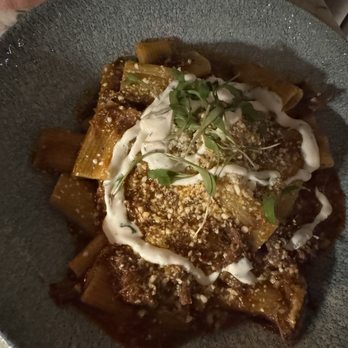 Lemon Grove - Short rib rigatoni pasta - Cocktail Bars Near Me - Los Angeles, California