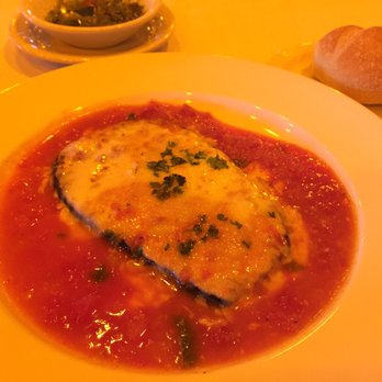 Arrivederci - Eggplant appetizer; fresh out of oven crusty bread, with delicious pesto - Italian Near Me - Scottsdale, Arizona