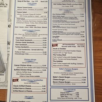 Babe's Cafe - Menu - American Near Me - Cohoes, New York Babe's Cafe - Menu - American Near Me - Cohoes, New York