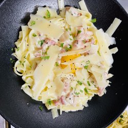 Caffe e Cucina - Tagliatelles carbonara