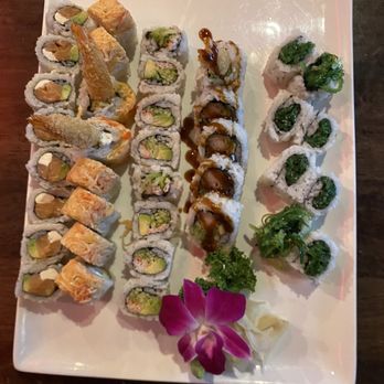 Hutong Sushi Grill - Philly Roll, California Roll, Seaweed Salad Roll, 8 Pieces Hutoang Roll, Shrimp Tempura Roll - Japanese Near Me - La Vista, Nebraska Hutong Sushi Grill - Philly Roll, California Roll, Seaweed Salad Roll, 8 Pieces Hutoang Roll, Shrimp Tempura Roll - Japanese Near Me - La Vista, Nebraska