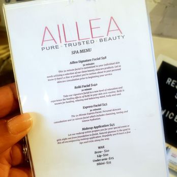 Aillea - Spa services provided - Shopping Near Me - Raleigh, North Carolina