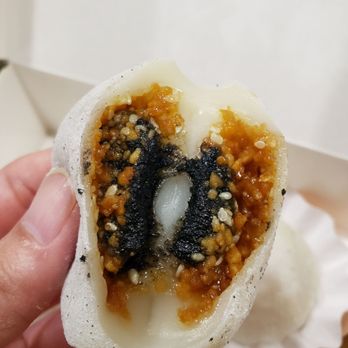 Lomichi - Black sesame and peanut mochi - Desserts Near Me - Sugar Land, Texas Lomichi - Black sesame and peanut mochi - Desserts Near Me - Sugar Land, Texas