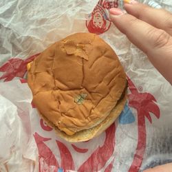 Wendy's - A moldy kids meal cheeseburger