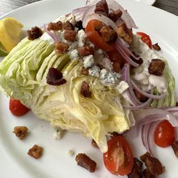 Wedge salad, served with a side of bad attitude
