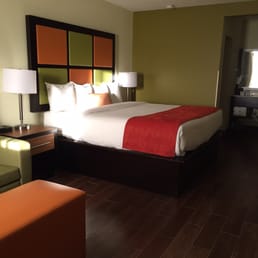 Room with king bed. Room with king bed.