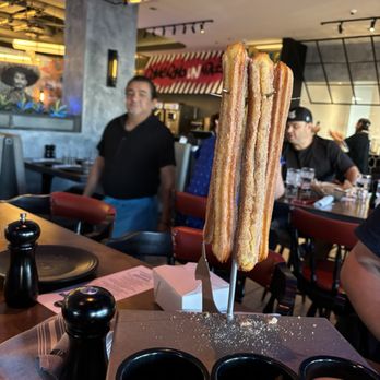 The Mexicano - Churro dessert with three hot dips - Mexican Near Me - Phoenix, Arizona