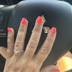 Big Red Nails & Spa - My chromed out nails by Lily!!