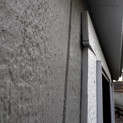 Tuff Shed Parker - Window trim not installed flush