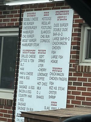 Menu photo 1 Dude's Drive In Christiansburg, VA Menu photo 1 Dude's Drive In Christiansburg, VA