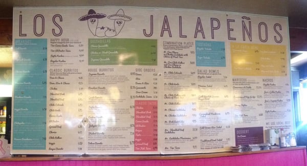 Menu photo 6 Los Jalapenos Bend, OR