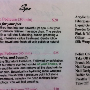 Crystal Nails - Deluxe package- or is it??? - Nail Salons Near Me - Rocklin, California Crystal Nails - Deluxe package- or is it??? - Nail Salons Near Me - Rocklin, California