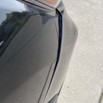 Caliber Collision - Bumper not installed right. You can actually see the absorber inside bumper. - Body Shops Near Me - Nashville, Tennessee Caliber Collision - Bumper not installed right. You can actually see the absorber inside bumper. - Body Shops Near Me - Nashville, Tennessee