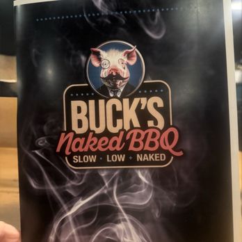 Buck’s Naked BBQ - Menu cover as of 12/31/2025 - Barbeque Near Me - Gardiner, Maine Buck’s Naked BBQ - Menu cover as of 12/31/2025 - Barbeque Near Me - Gardiner, Maine