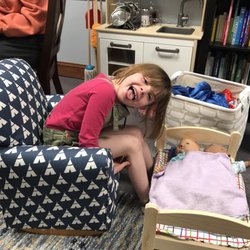 Blue Jellyfish Speech & Language - Child receiving therapy