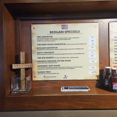 Menu photo 3 Bedlam BAR-B-Q Oklahoma City, OK Menu photo 3 Bedlam BAR-B-Q Oklahoma City, OK