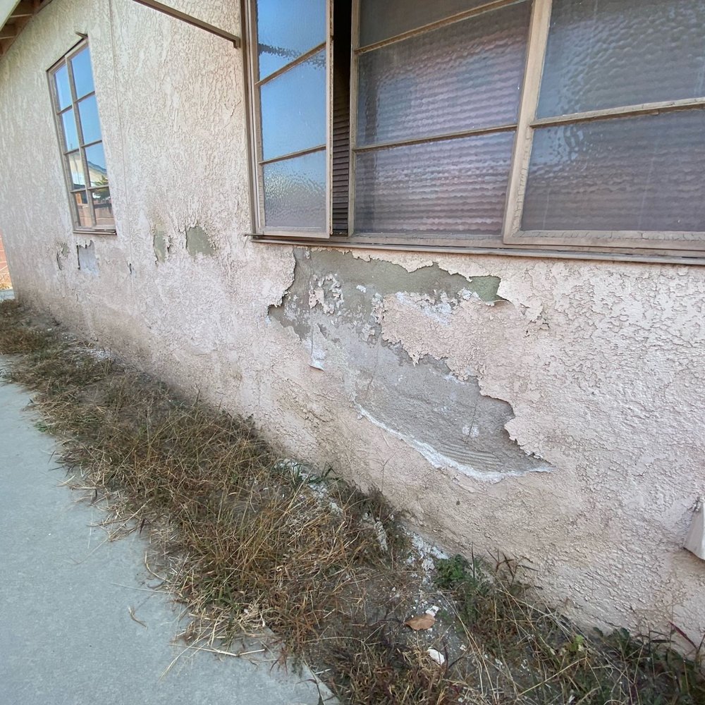 Patchwork's Plastering  & Patching Specialists - Before - Stucco Services Near Me