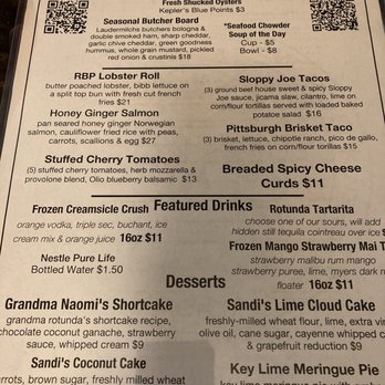 Rotunda Brew Pub - Menu - New American Near Me - Hershey, Pennsylvania