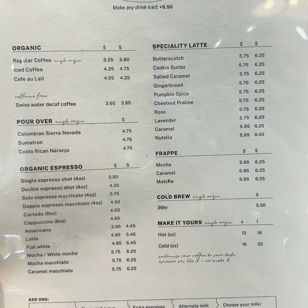 Ateaz Cafe - Coffee Menu - Cafes Near Me - New York, New York