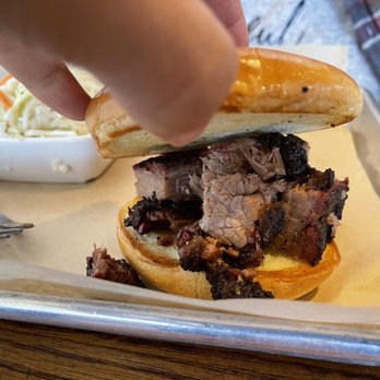 Burnt End BBQ - Burnt end The PK Sandwich - Regular - Barbeque Near Me - De Soto, Kansas