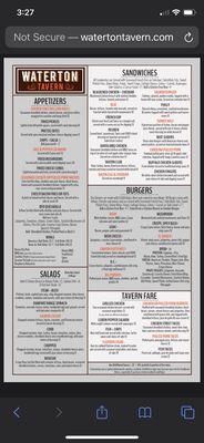 Menu photo 5 Waterton Tavern Littleton, CO Menu photo 5 Waterton Tavern Littleton, CO