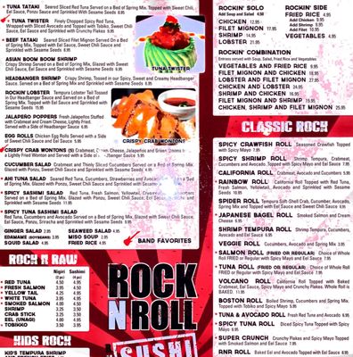 Menu photo 6 Rock N Roll Sushi Huntsville, AL