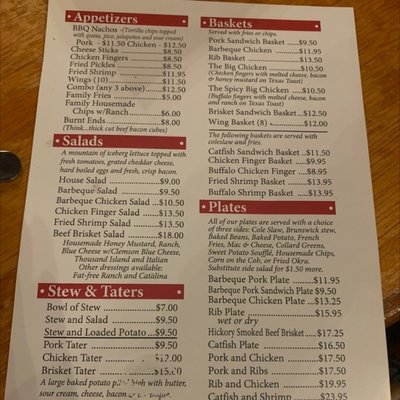 Menu photo 2 Creekside Bar-Be-Que Anderson, SC Menu photo 2 Creekside Bar-Be-Que Anderson, SC