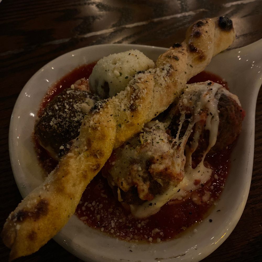 Brienzo's Pizza + Bar - Wood Fired Meatballs (4) - Pizza Near Me - Peoria Heights, Illinois Brienzo's Pizza + Bar - Wood Fired Meatballs (4) - Pizza Near Me - Peoria Heights, Illinois