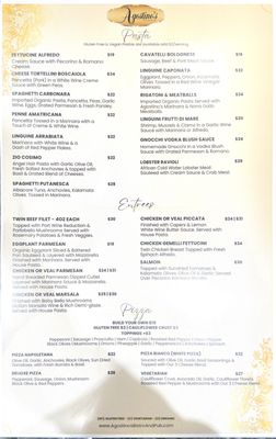 Menu photo 2 Agostinos Cleveland, OH