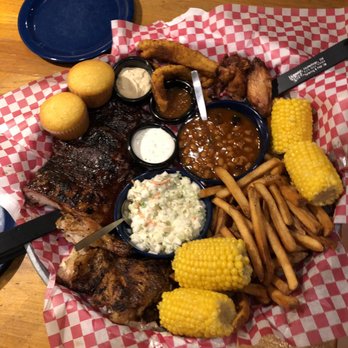 Famous Dave's Bar-B-Que - This was one meal that the two of us shared, and we had a lot of leftovers. - Barbeque Near Me - Hermitage, Tennessee