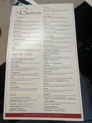 Menu photo 3 Buona Ristorante St Pete Beach, FL Menu photo 3 Buona Ristorante St Pete Beach, FL