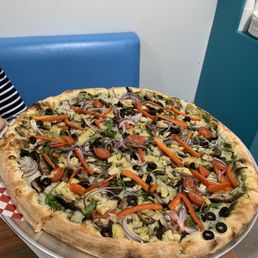 Mediterranean pizza