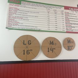 Napoli's Italian Family Resturant - Pizza Menu