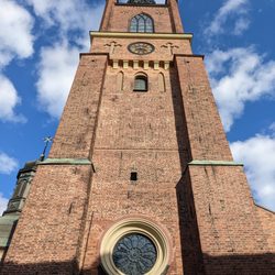 Riddarholmskyrkan - Riddarholmskyrkan with the bright sun