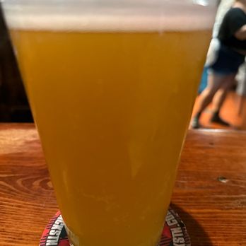 Pickle Barrel Restaurant - Washing everything down with a cold, hazy IPA - New American Near Me - Chattanooga, Tennessee