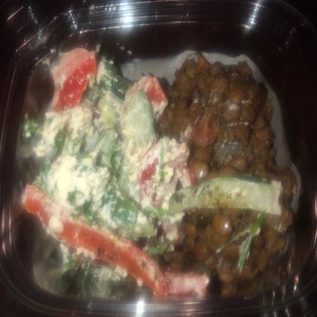 Da Spot - Moroccan lentils and cream cheese salad - Mediterranean Near Me - Honolulu, Hawaii Da Spot - Moroccan lentils and cream cheese salad - Mediterranean Near Me - Honolulu, Hawaii