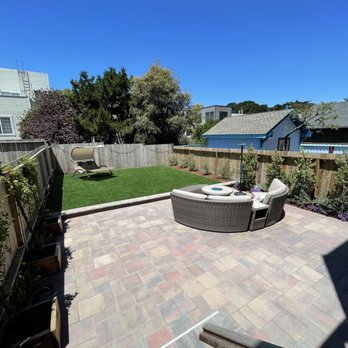 GCSF Pavers & Landscape - 2 - After - Artificial Turf Near Me - Burlingame, California