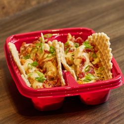 Velvet Taco - Chicken & waffle taco
