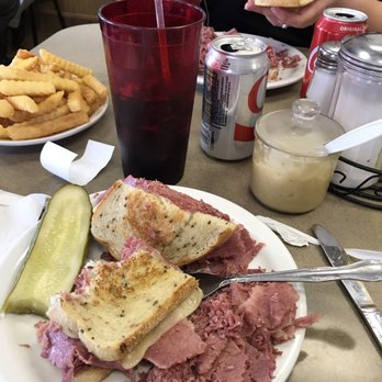 Slyman's Restaurant - Holy corned beef! Don't forget the crinkle cut fries. - American Near Me - Cleveland, Ohio Slyman's Restaurant - Holy corned beef! Don't forget the crinkle cut fries. - American Near Me - Cleveland, Ohio