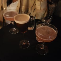 Alittle cosmo with espresso martini on the side Alittle cosmo with espresso martini on the side