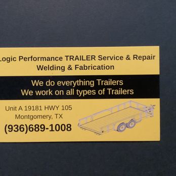 Logic performance Trailer service & Repair - Hears the New cards - Trailer Repair Near Me - Montgomery, Texas Logic performance Trailer service & Repair - Hears the New cards - Trailer Repair Near Me - Montgomery, Texas